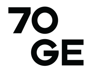 70GE logo
